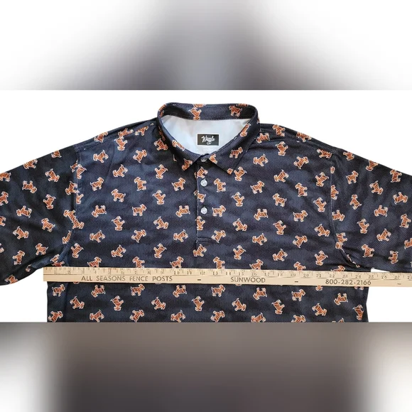 Waggle 2XL The GOAT Collection Performance Polo Shirt Tiger Woods XXL - Picture 8 of 10